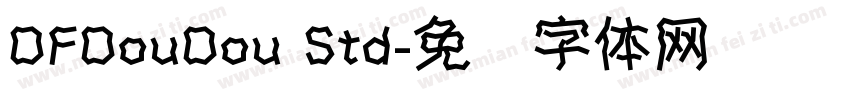 DFDouDou Std字体转换